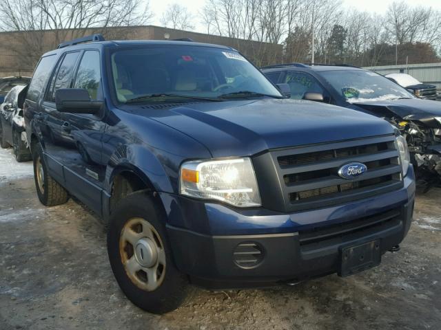 1FMFU16577LA71868 - 2007 FORD EXPEDITION BLUE photo 1