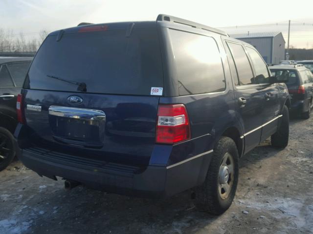 1FMFU16577LA71868 - 2007 FORD EXPEDITION BLUE photo 4