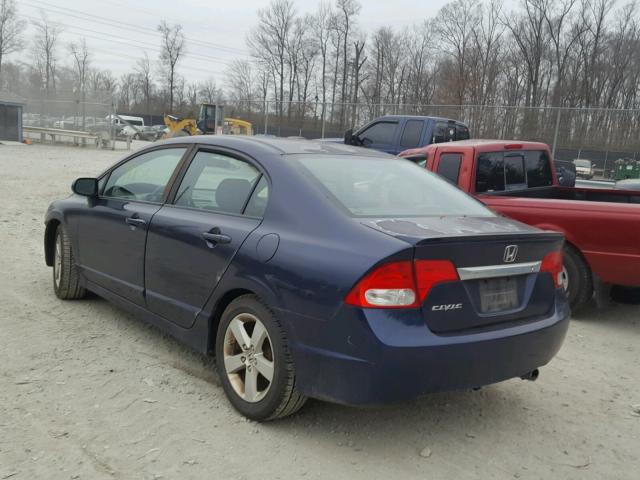 2HGFA1F63AH532849 - 2010 HONDA CIVIC BLUE photo 3