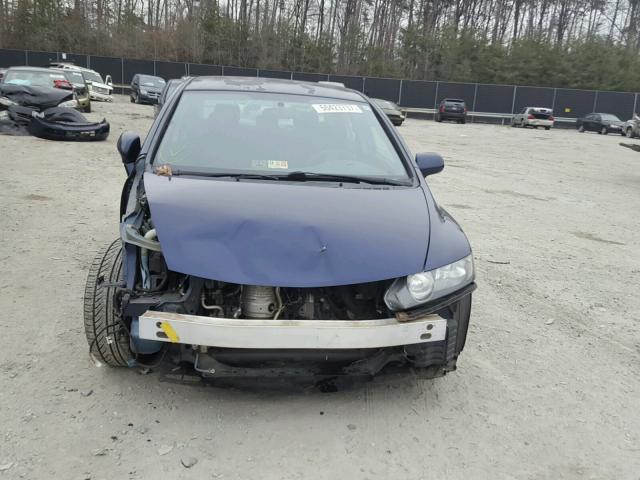 2HGFA1F63AH532849 - 2010 HONDA CIVIC BLUE photo 9