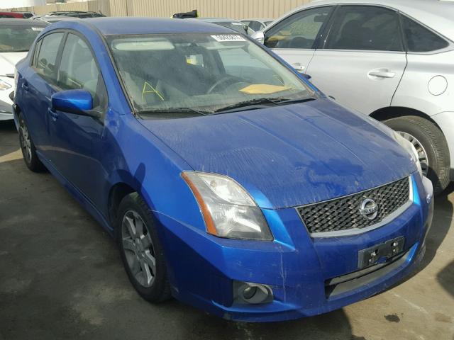 3N1AB6AP8CL744839 - 2012 NISSAN SENTRA 2.0 BLUE photo 1