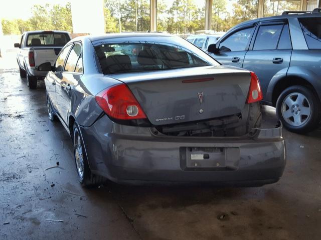 1G2ZG57B684248723 - 2008 PONTIAC G6 BASE GRAY photo 3