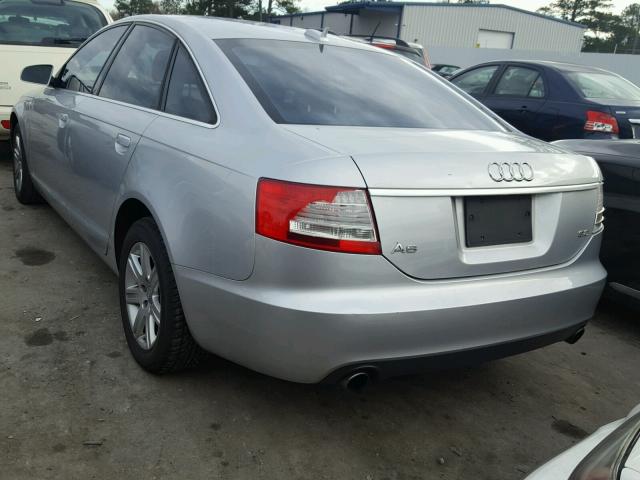 WAUAH74F66N161319 - 2006 AUDI A6 3.2 SILVER photo 3