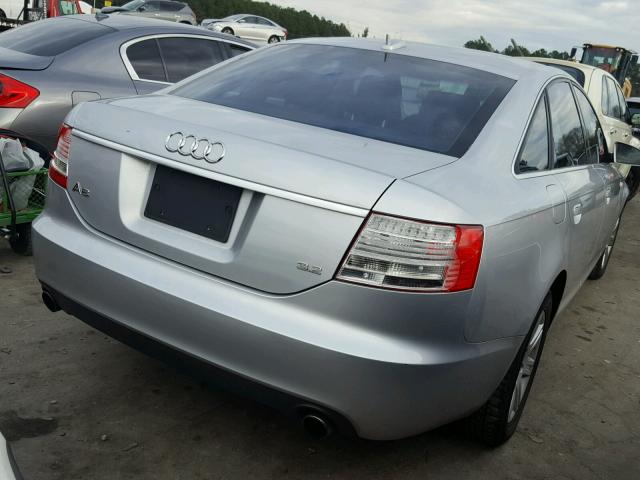 WAUAH74F66N161319 - 2006 AUDI A6 3.2 ვერცხლისფერი ფოტო 4