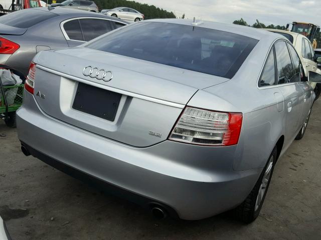 WAUAH74F66N161319 - 2006 AUDI A6 3.2 SILVER photo 4