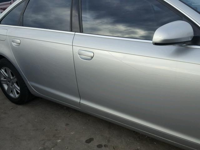WAUAH74F66N161319 - 2006 AUDI A6 3.2 ვერცხლისფერი ფოტო 9