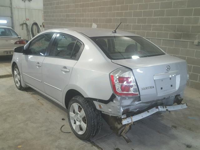 3N1AB61E98L719857 - 2008 NISSAN SENTRA 2.0 SILVER photo 3