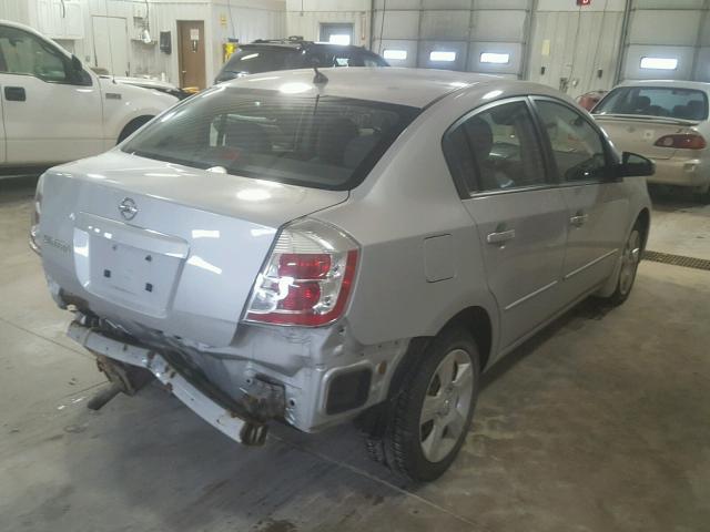 3N1AB61E98L719857 - 2008 NISSAN SENTRA 2.0 SILVER photo 4