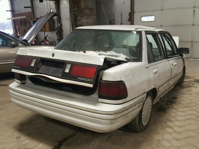 3MASM10J7SR657330 - 1995 MERCURY TRACER BAS WHITE photo 4