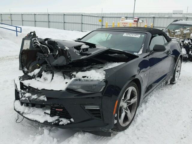 1G1FF3D74H0191119 - 2017 CHEVROLET CAMARO SS Negro foto 2