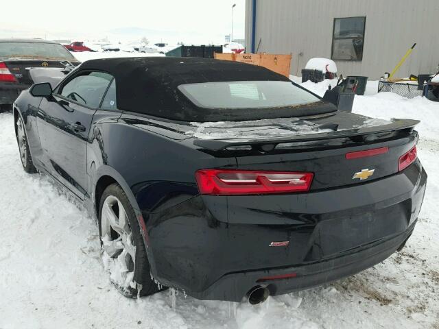 1G1FF3D74H0191119 - 2017 CHEVROLET CAMARO SS Negro foto 3