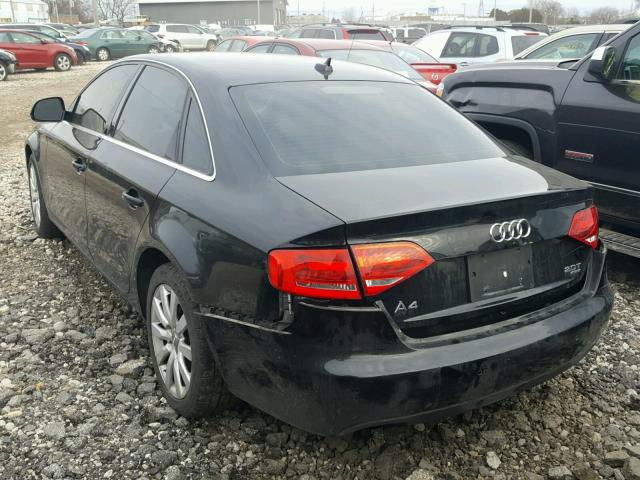 WAUSF78K39N045470 - 2009 AUDI A4 PREMIUM BLACK photo 3