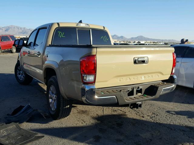 3TMAZ5CN8GM024682 - 2016 TOYOTA TACOMA DOU TAN photo 3