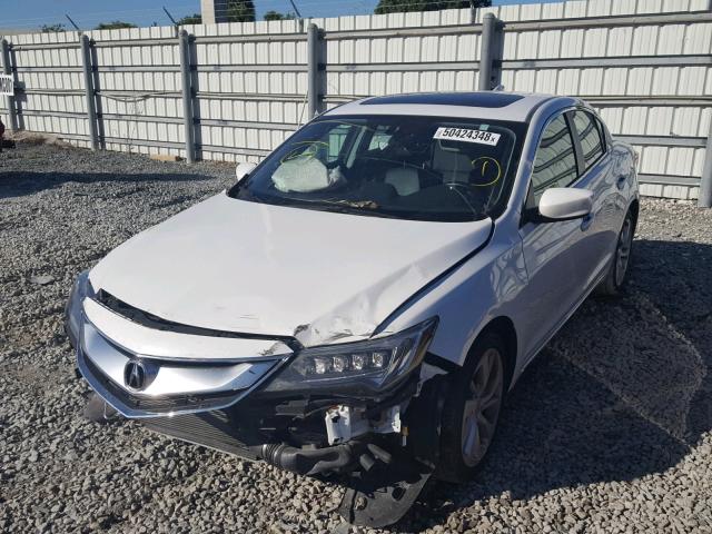 19UDE2F76HA005018 - 2017 ACURA ILX PREMIU WHITE photo 2