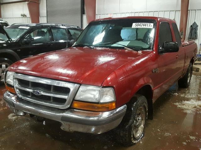 1FTYR14X7WPA79401 - 1998 FORD RANGER SUP RED photo 2