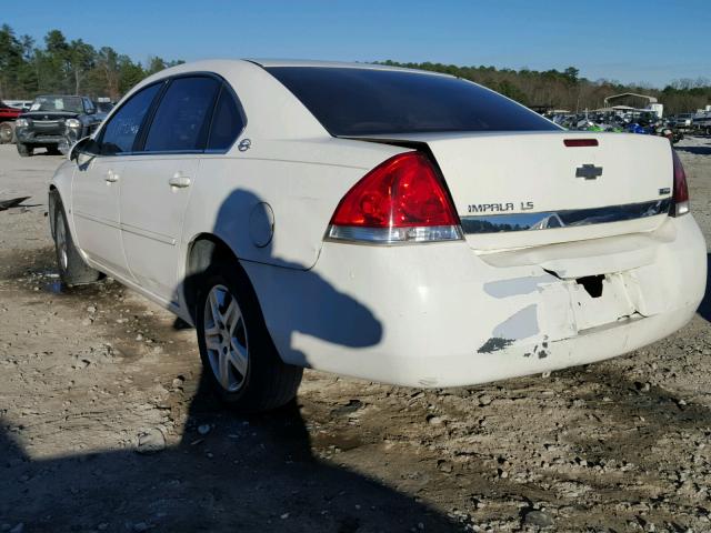 2G1WB58K579217091 - 2007 CHEVROLET IMPALA LS WHITE photo 3