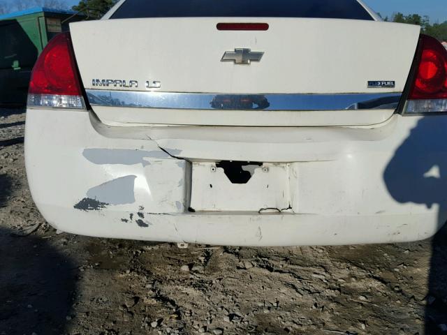 2G1WB58K579217091 - 2007 CHEVROLET IMPALA LS WHITE photo 9