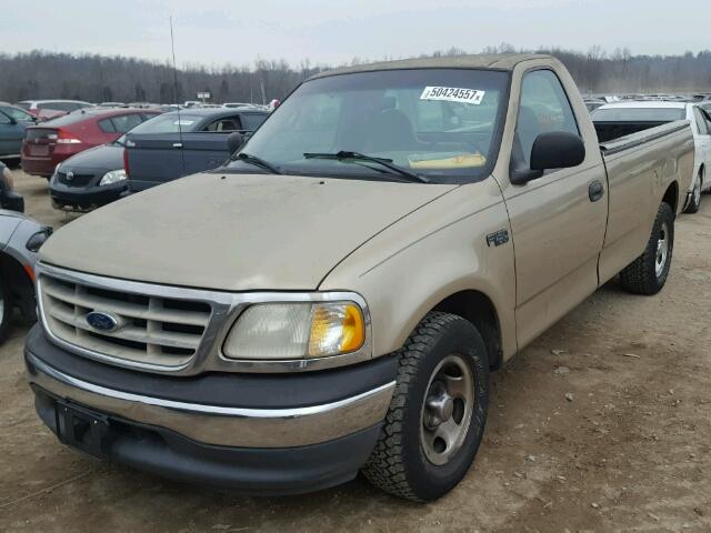 2FTZF1723YCA37289 - 2000 FORD F150 TAN photo 2