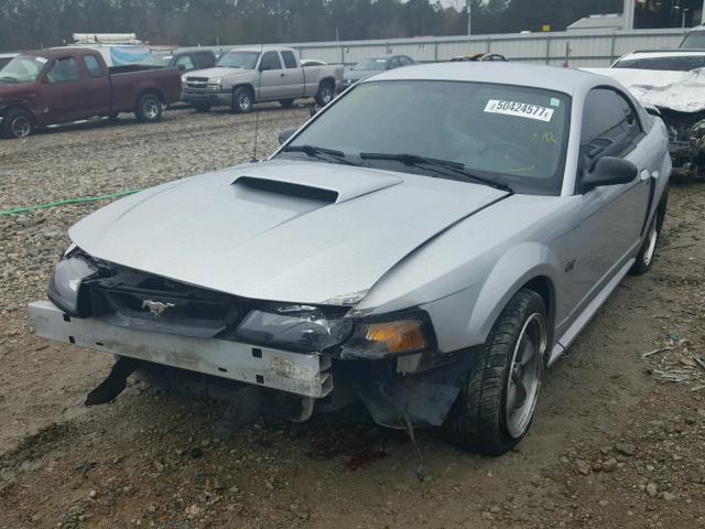 1FAFP42X93F317256 - 2003 FORD MUSTANG GT SILVER photo 2