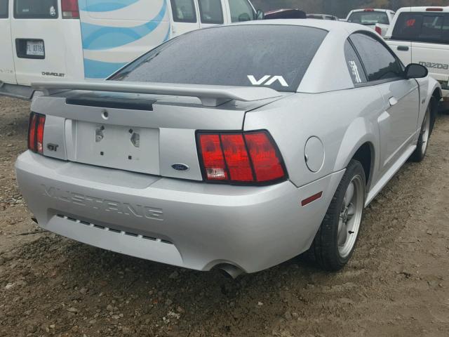 1FAFP42X93F317256 - 2003 FORD MUSTANG GT SILVER photo 4