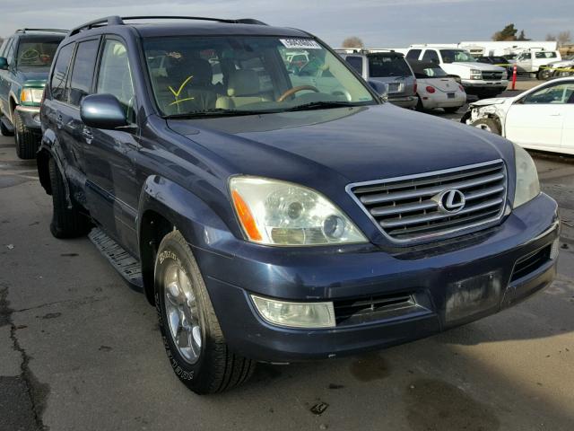 JTJBT20X040036735 - 2004 LEXUS GX 470 BLUE photo 1