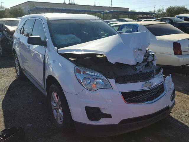 2GNALBEK6D1115351 - 2013 CHEVROLET EQUINOX LS WHITE photo 1