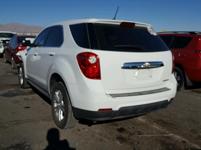 2GNALBEK6D1115351 - 2013 CHEVROLET EQUINOX LS WHITE photo 3