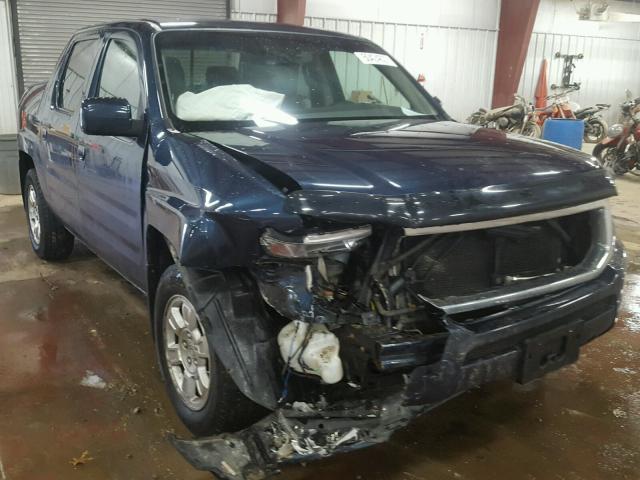 5FPYK1F5XAB503292 - 2010 HONDA RIDGELINE BLUE photo 1