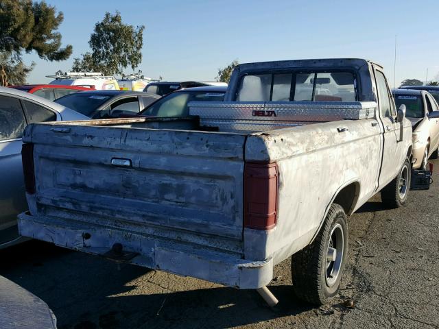 1FTCR11S9EUB62377 - 1984 FORD RANGER TWO TONE photo 4