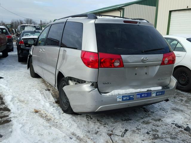 5TDKK4CC6AS310068 - 2010 TOYOTA SIENNA CE SILVER photo 3