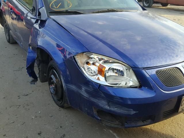 1G2AL15F377277763 - 2007 PONTIAC G5 BLUE photo 9