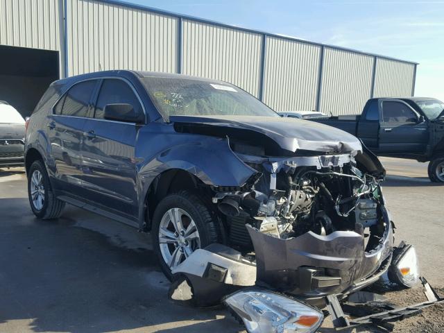 2GNALAEK8E6259739 - 2014 CHEVROLET EQUINOX LS BLUE photo 1