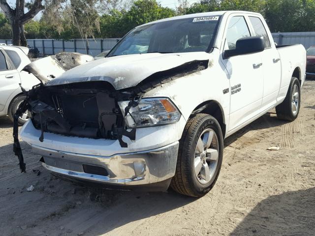 1C6RR7GT3GS177153 - 2016 RAM 1500 SLT WHITE photo 2