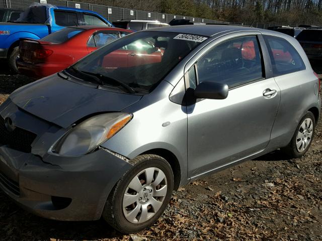 JTDJT903985152092 - 2008 TOYOTA YARIS SILVER photo 2