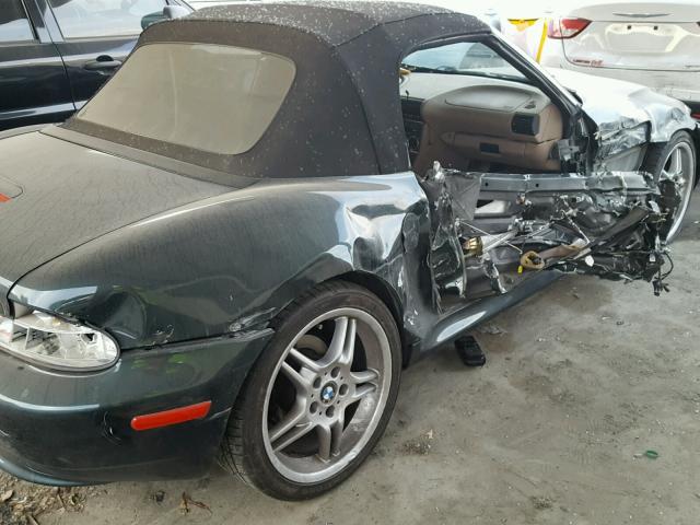 WBACH9342YLF91483 - 2000 BMW Z3 2.3 GREEN photo 9