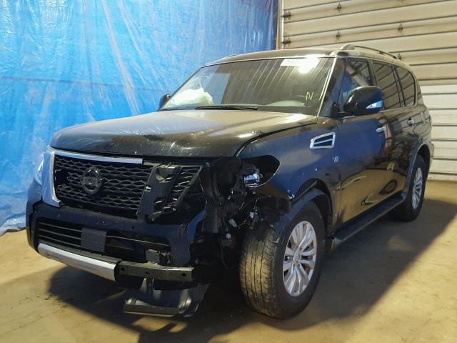 JN8AY2ND8H9005074 - 2017 NISSAN ARMADA SV BLACK photo 2