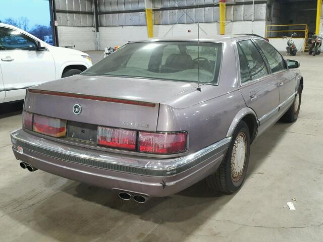 1G6KS52B0PU807476 - 1993 CADILLAC SEVILLE PURPLE photo 4