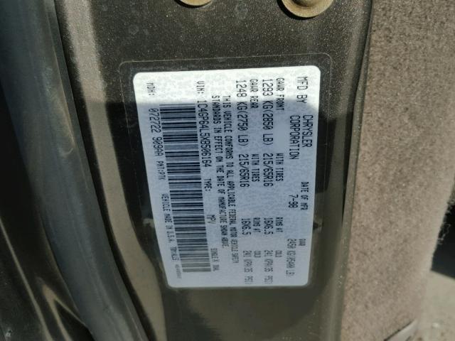 1C4GP64L5XB506164 - 1999 CHRYSLER TOWN & COU Boz foto 10