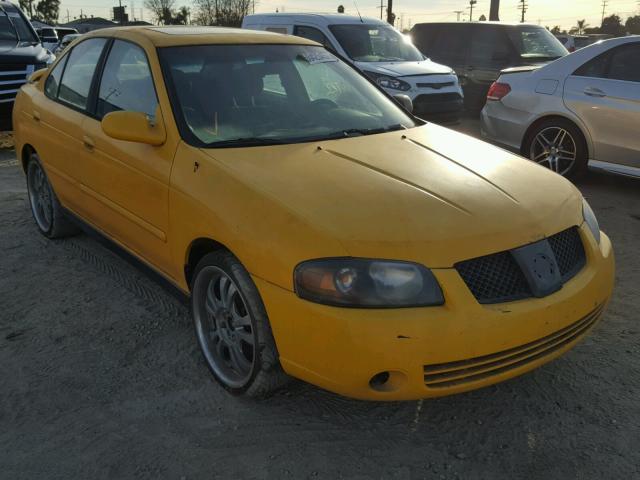 3N1AB51D84L731560 - 2004 NISSAN SENTRA SE- YELLOW photo 1