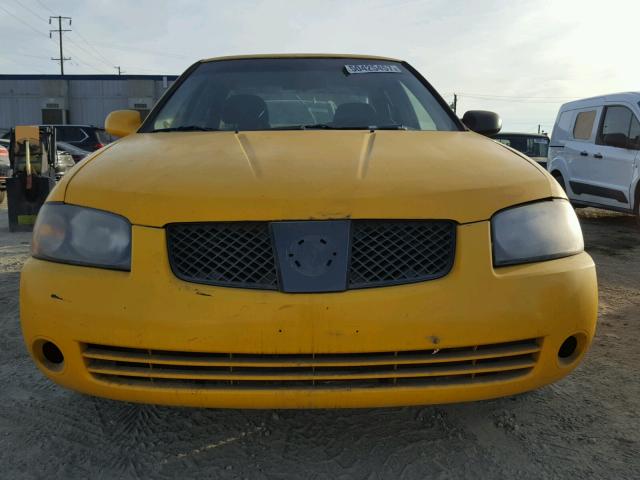 3N1AB51D84L731560 - 2004 NISSAN SENTRA SE- YELLOW photo 9