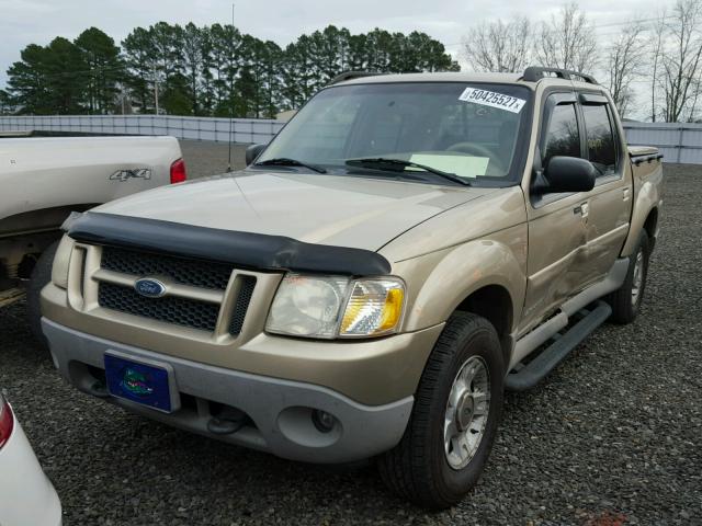 1FMZU67E71UC00606 - 2001 FORD EXPLORER S GOLD photo 2