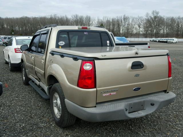 1FMZU67E71UC00606 - 2001 FORD EXPLORER S GOLD photo 3