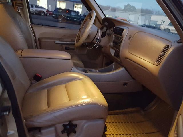 1FMZU67E71UC00606 - 2001 FORD EXPLORER S GOLD photo 5