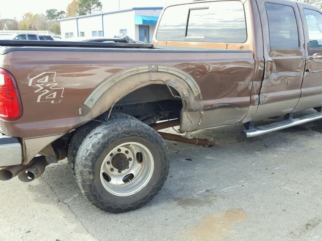 1FT8W3DT6CEB00053 - 2012 FORD F350 SUPER BROWN photo 9