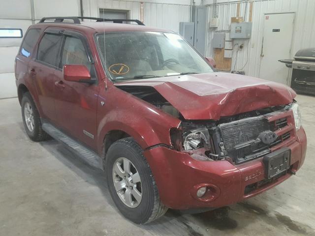 1FMCU04128KD64274 - 2008 FORD ESCAPE LIM RED photo 1