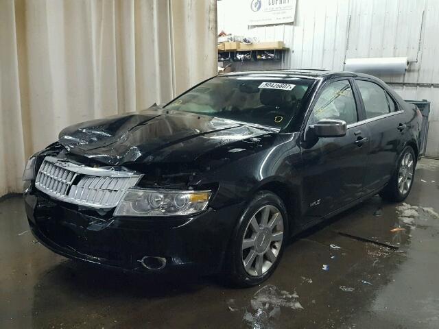 3LNHM26T78R620128 - 2008 LINCOLN MKZ BLACK photo 2