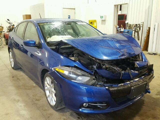 1C3CDFBA0DD107952 - 2013 DODGE DART SXT BLUE photo 1