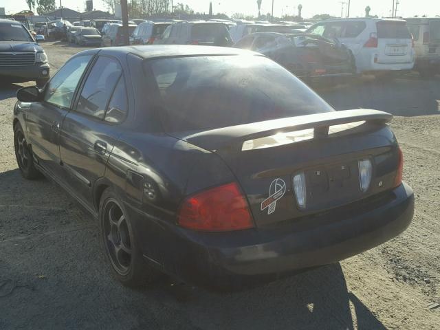 3N1AB51D96L491664 - 2006 NISSAN SENTRA SE- BLACK photo 3