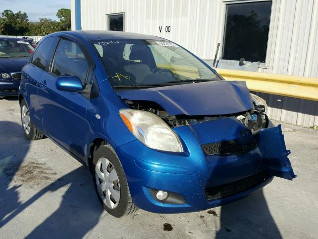 JTDJT4K32B5338113 - 2011 TOYOTA YARIS BLUE photo 1