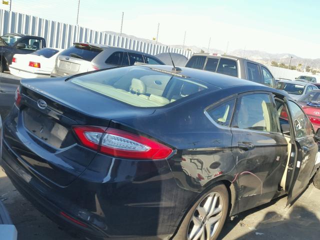 3FA6P0HD1ER241625 - 2014 FORD FUSION SE BLACK photo 4